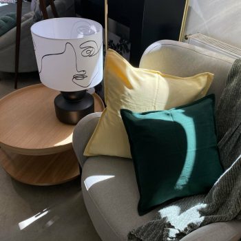 Spilvendrāna Mads zaļa, 40x40cm