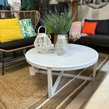 Kafijas galdiņš Vevi, balts