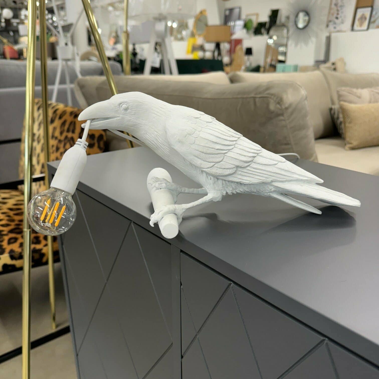 Sienas lampa BIRD, balta Sienas lampa BIRD, balta