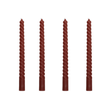 Garās sveces Twisted, 4gab