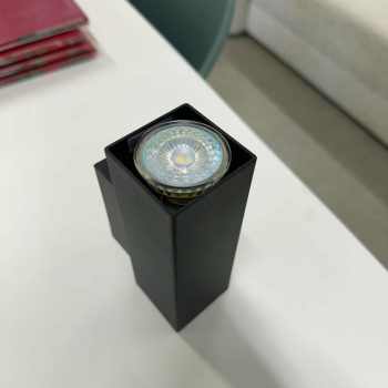 LED sienas lampa Peter, melna