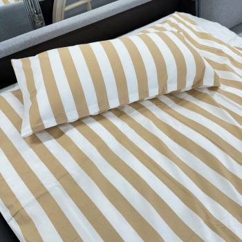 Gultas veļas komplekts Cannes, brūna, 135x200cm