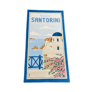 Pludmales dvielis Santorini