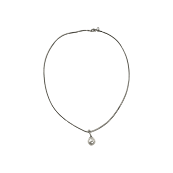 Sudraba kaklarota ar pērli Lalabel