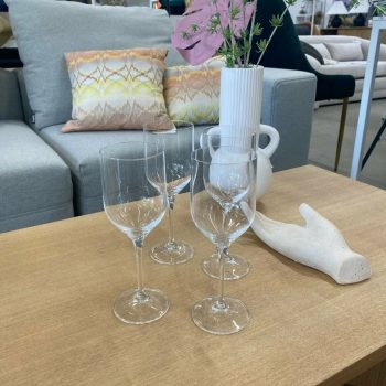 Baltvīna glāzes Eleia, 4gab.