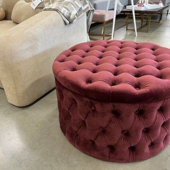 Samta pufs Chiara, XL ar uzglabāšanas vietu