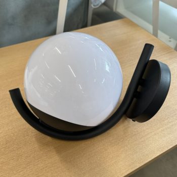 Āra sienas lampa Prata