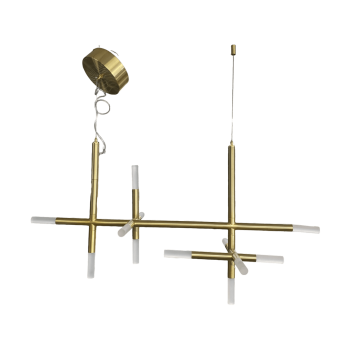 LED griestu lampa Gratia, zelta