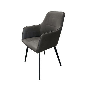 Ēdamgalda krēsls Embrace, pelēks