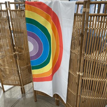 Pludmales dvielis Rainbow, 70x150cm