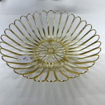 Metāla pinuma grozs Terli, zelta