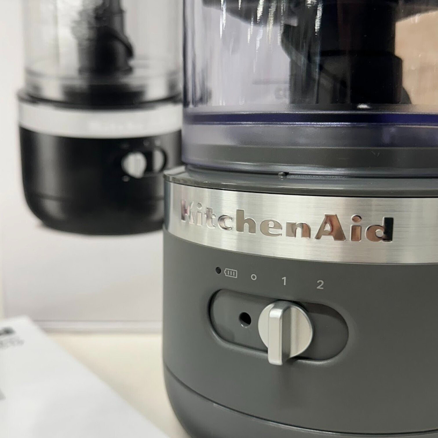 Smalcinātājs KitchenAid, Pelēks 1,18l Smalcinātājs KitchenAid, Pelēks 1,18l