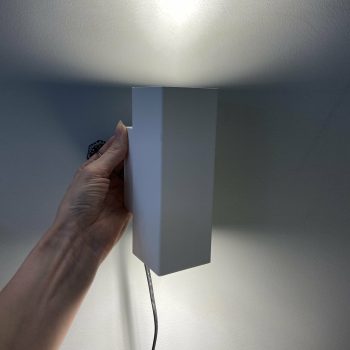 LED sienas lampa Peter, balta