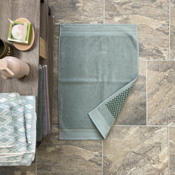 Vannas istabas paklājs Premium, gaiši zaļš