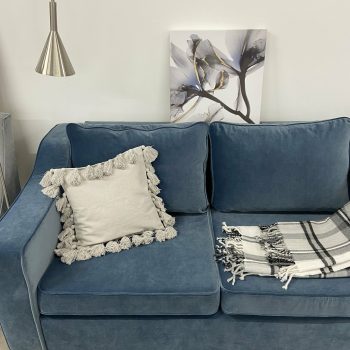 Spilvendrāna Shylo, pelēka, 40x40cm