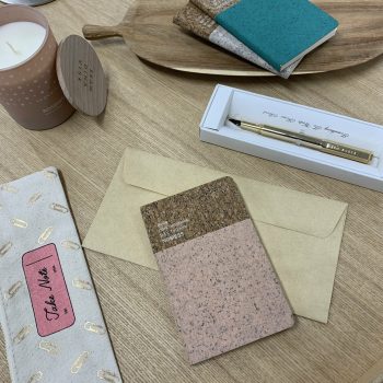 Piezīmju blociņš Cork Pink