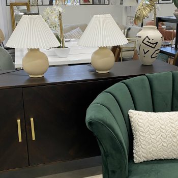 Galda lampa Vivid, bēša