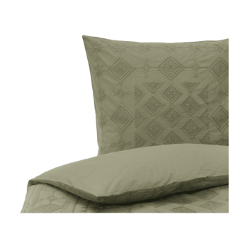 Segas pārvalks Elaine (bez spilvendrānām), 220x240cm, zaļš