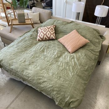 Segas pārvalks Elaine (bez spilvendrānām), 220x240cm, zaļš