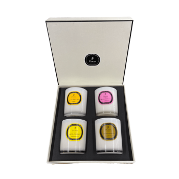 Sveču dāvanu komplekts Lux 1, 4gab. Sveču dāvanu komplekts Lux 1, 4gab.