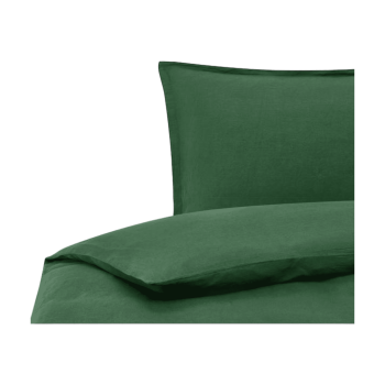 Gultas veļas komplekts, Nature, lins, 200x200cm, 80x80cmx2gab., zaļš