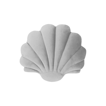 Dekoratīvs spilvens Shell, pelēks