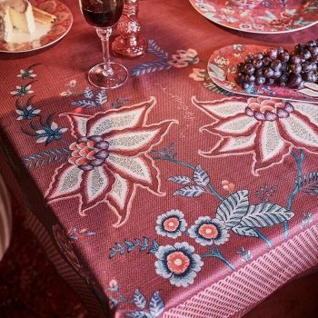 Galdauts Flower Festival Dark Pink, 100x100cm