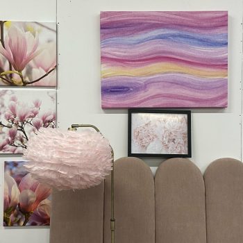 Kanva ar abstraktu apdruku, 60x80cm