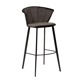 Bāra krēsls Merge, melns