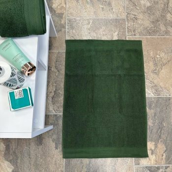 Vannas istabas paklājs Premium, tumši zaļš