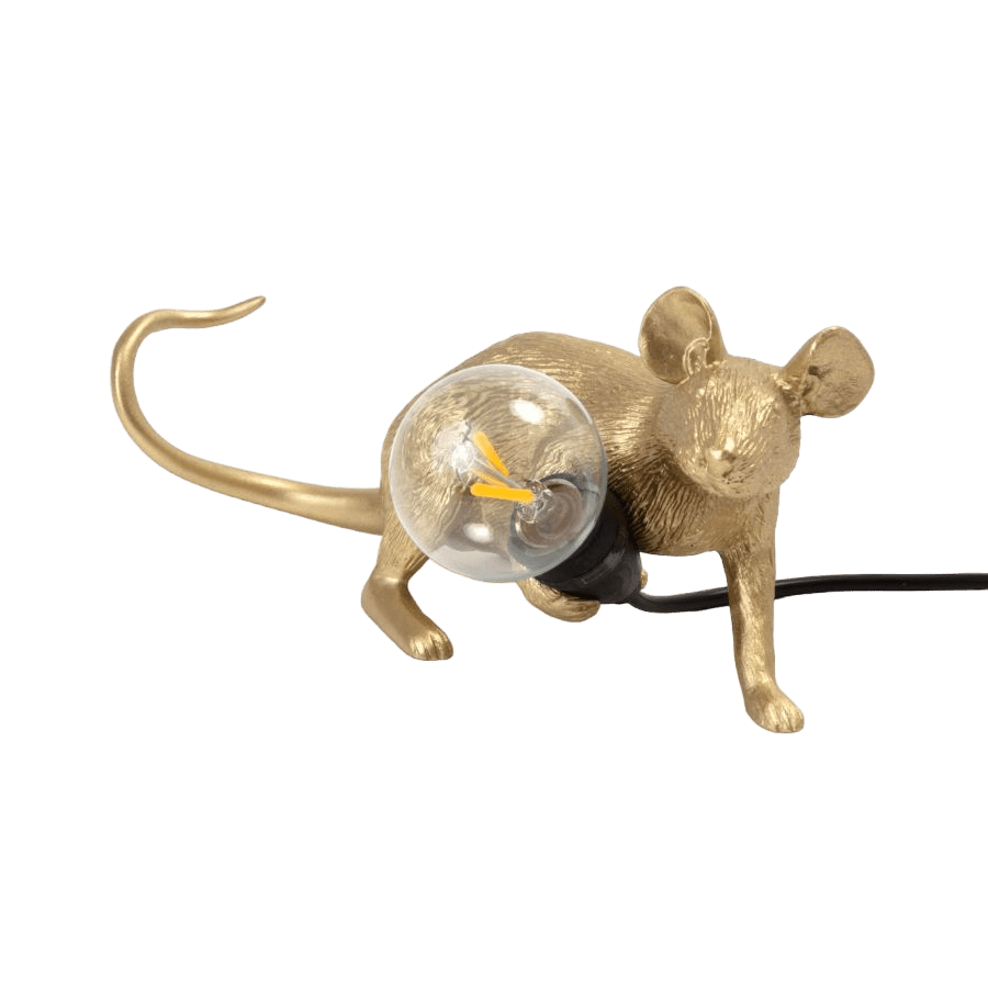 Galda lampa Mouse Lop, zelta Galda lampa Mouse Lop, zelta