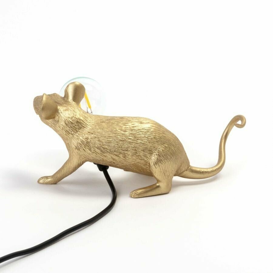 Galda lampa Mouse Lop, zelta Galda lampa Mouse Lop, zelta