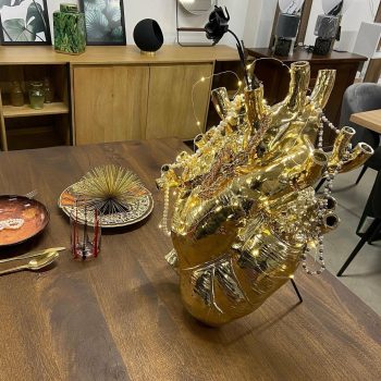 Vāze Love in Bloom Giant, zelta