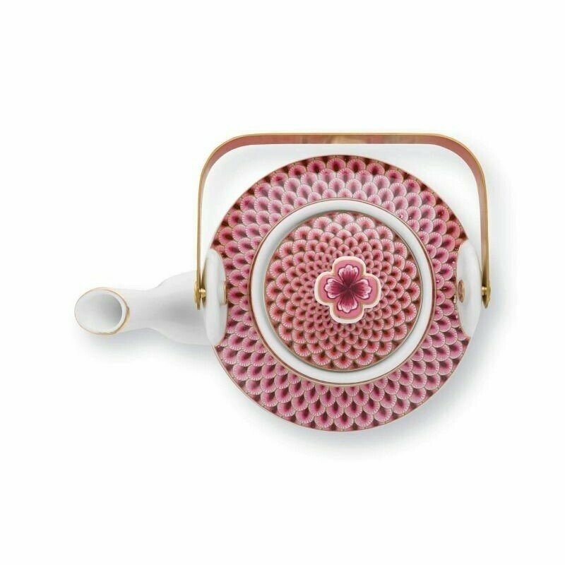 Tējkanna Oriental Flower Festival Dark Pink Tējkanna Oriental Flower Festival Dark Pink
