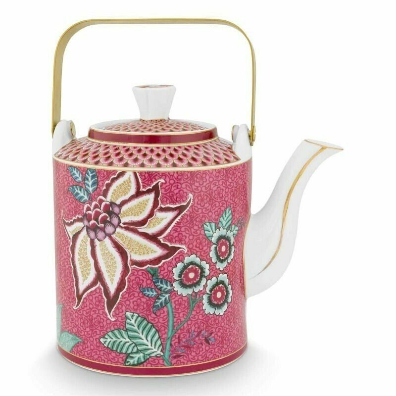 Tējkanna Oriental Flower Festival Dark Pink Tējkanna Oriental Flower Festival Dark Pink
