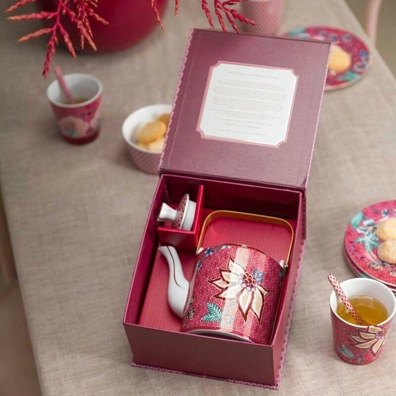 Tējkanna Oriental Flower Festival Dark Pink Tējkanna Oriental Flower Festival Dark Pink