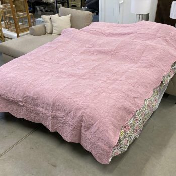 Gultas pārklājs Madlon, 230x250cm, rozā
