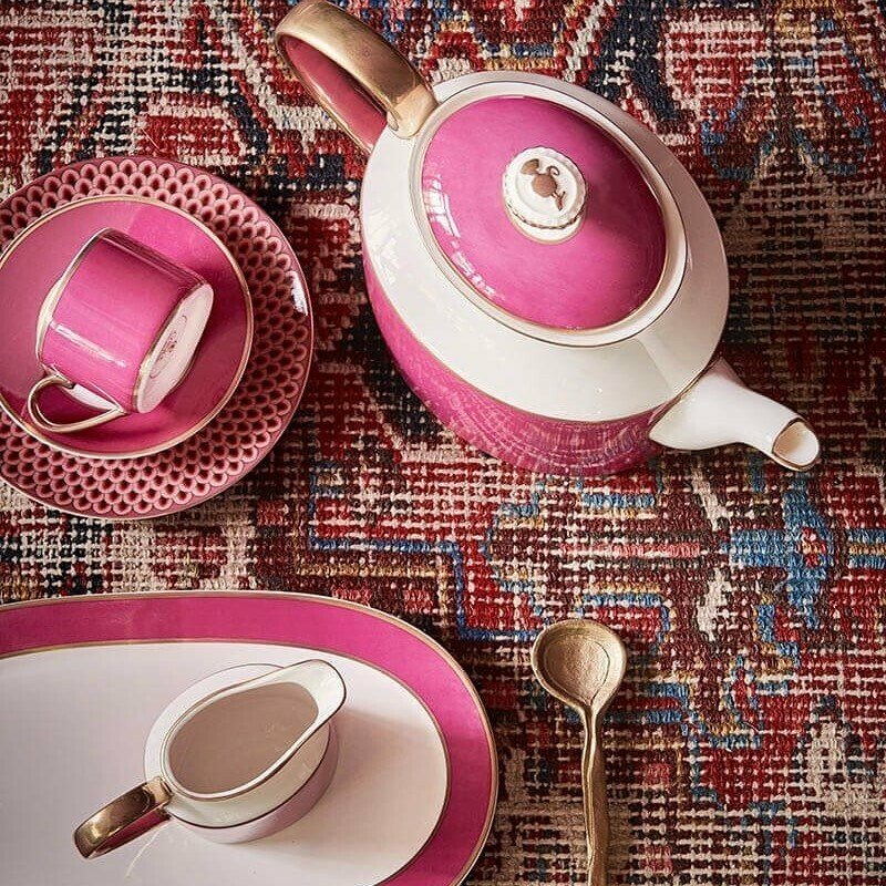 Espresso tase ar apakštasi Pip Chique Gold-Pink, 120ml Espresso tase ar apakštasi Pip Chique Gold-Pink, 120ml