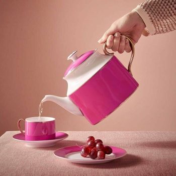 Tējkanna Pip Chique Gold-Pink, 1.8L