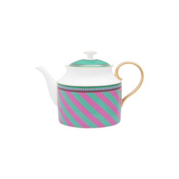 Tējkanna Chique Stripes Pink-Green, 1.8L