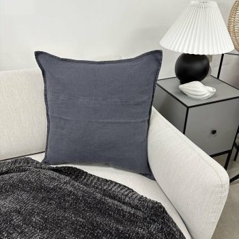 Spilvendrāna Lanya, pelēka, 50x50cm