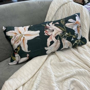 Spilvendrāna Flori, 40x80cm, 2gab.