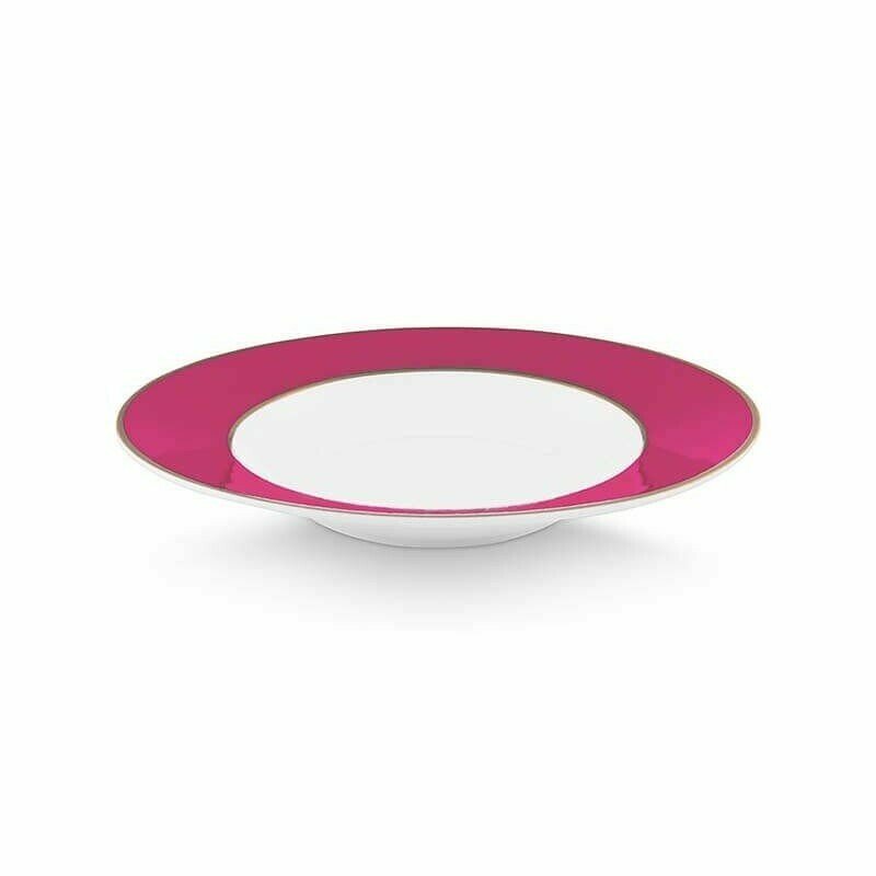 Šķīvis zupai Pip Chique Gold-Pink, 23.5cm Šķīvis zupai Pip Chique Gold-Pink, 23.5cm
