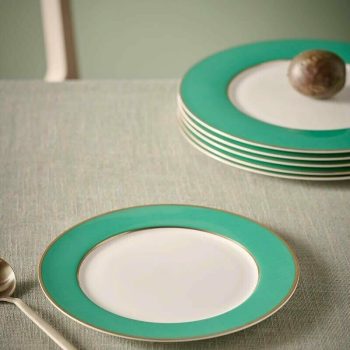 Šķīvis Pip Chique Gold-Green, 23cm