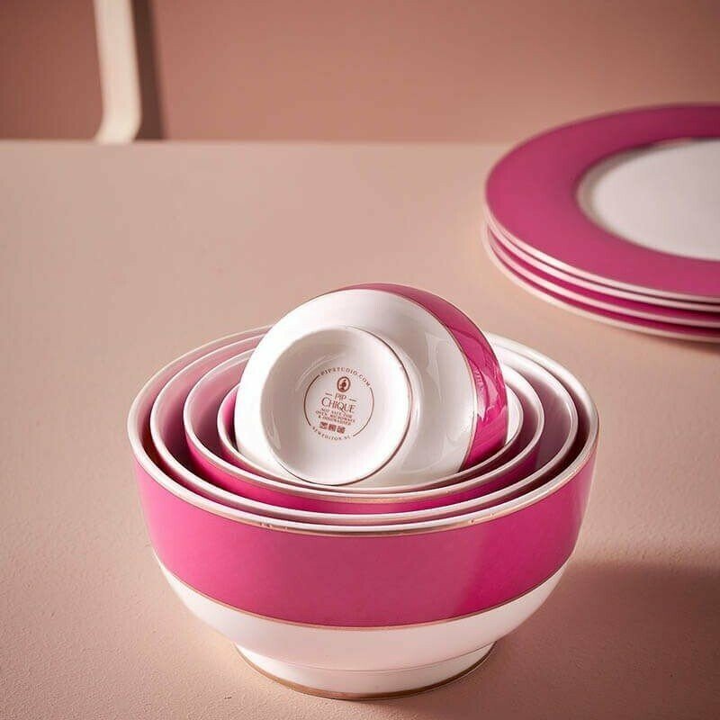 Bļoda Pip Chique Gold-Pink, 20.5cm Bļoda Pip Chique Gold-Pink, 20.5cm