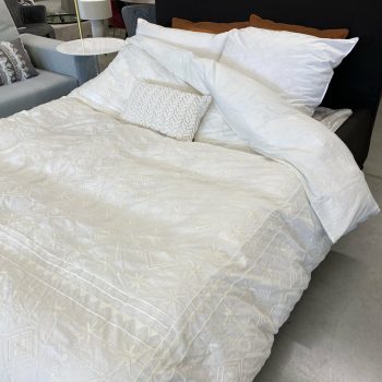 Segas pārvalks Elaine (bez spilvendrānām), 220x240cm, balts