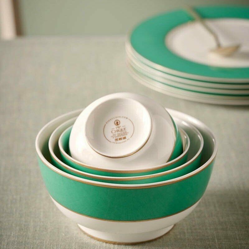 Bļoda Pip Chique Gold-Green, 18cm Bļoda Pip Chique Gold-Green, 18cm