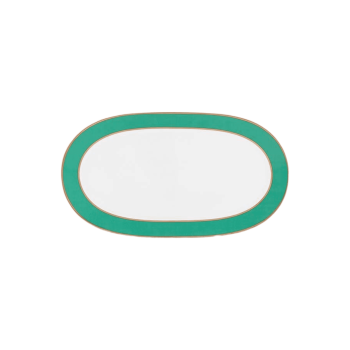 Šķīvis Pip Chique Gold-Green, 16x28cm