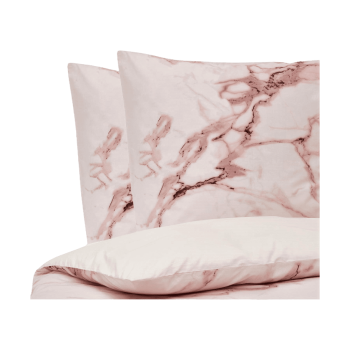 Gultas veļas komplekts Malin, 200x220cm, 60x70cmx2gab., rozā