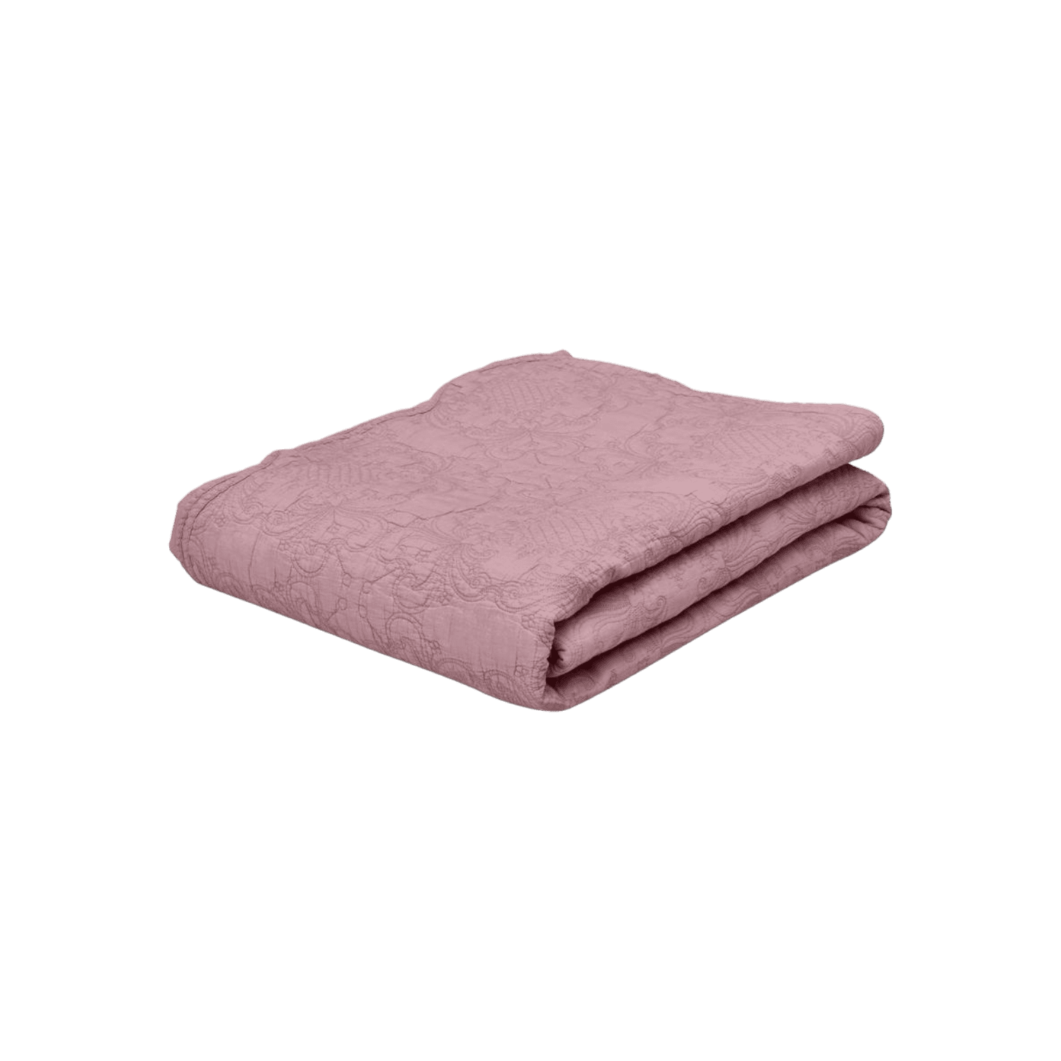 Gultas pārklājs Madlon, 260x260cm, rozā Gultas pārklājs Madlon, 260x260cm, rozā